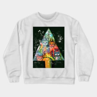 Christmas Cats Tree Crewneck Sweatshirt